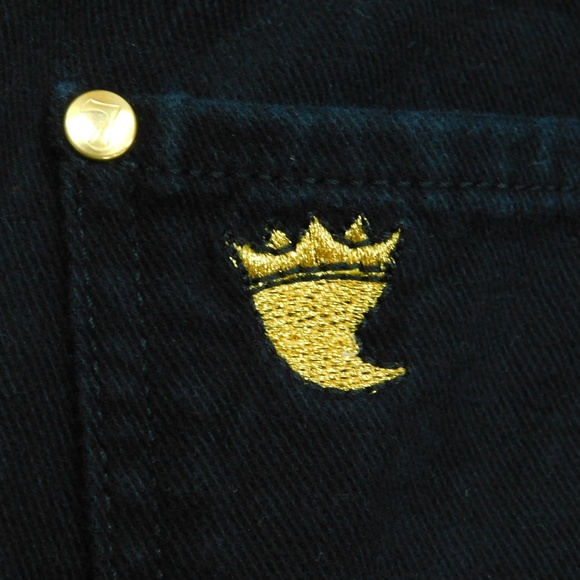 7FAM Evan Yurman Roxanne Black Jeans 27x32 - Picture 3 of 8